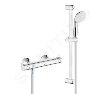 Grohe Grohtherm 800 - Sprchový set s termostatem, 2 proudy, chrom 34565001