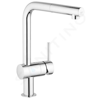 Grohe Minta - Dřezová baterie s výsuvnou koncovkou, chrom 32168000