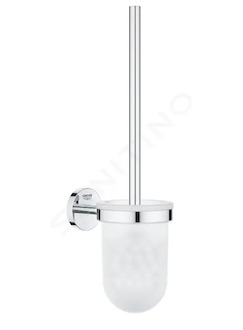 Grohe QuickFix Start Cosmopolitan - WC štětka nástěnná, s držákem, sklo/chrom 41169000