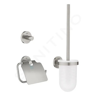 Grohe QuickFix Start - Set doplňků pro toaletu 3 v 1, supersteel 41204DC0