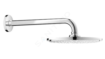 Grohe Rainshower Cosmopolitan - Hlavová sprcha, průměr 21 cm, sprchové rameno 29 cm, chrom 26062000