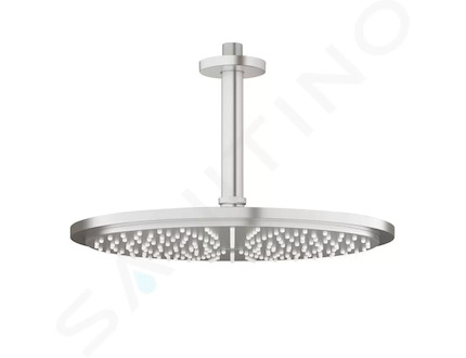 Grohe Rainshower - Hlavová sprcha Cosmopolitan, průměr 31 cm, stropní výpusť 14 cm, supersteel 26067DC0