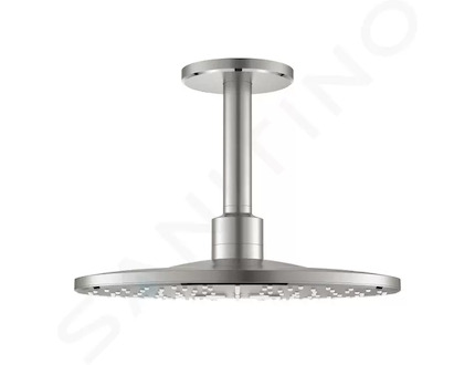 Grohe Rainshower SmartActive - Hlavová sprcha 310, sprchové rameno 14 cm, 2 proudy, supersteel 26477DC0