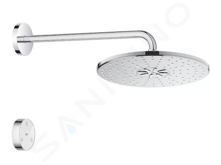 Grohe Rainshower SmartConnect - Hlavová sprcha 310 9,5 l/min s ramenem a dálkovým ovládáním, 2 proudy, chrom 26640000