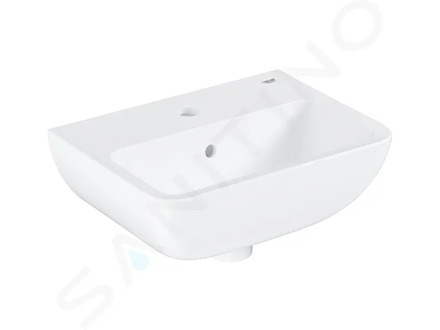 Grohe Start Edge - Umývátko 45x35 cm, s přepadem, otvor pro baterii, alpská bílá 39953000