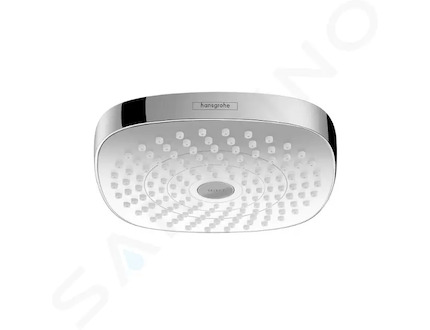 Hansgrohe Croma Select E - Hlavová sprcha 180, 2 proudy, EcoSmart 9 l/min, bílá/chrom 26528400