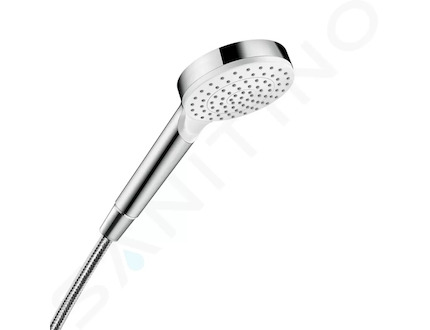 Hansgrohe Crometta - Sprchová hlavice, Green 6 l/min, bílá/chrom 26334400