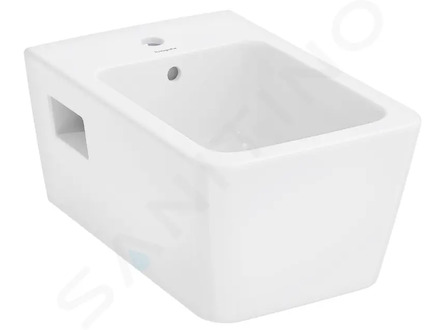 Hansgrohe EluPura Q Original - Závěsný bidet, otvor pro baterii, bílá 60284450