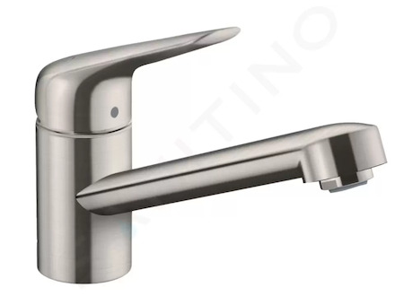 Hansgrohe Focus M42 - Dřezová baterie M421-H100, vzhled nerezu 71808800