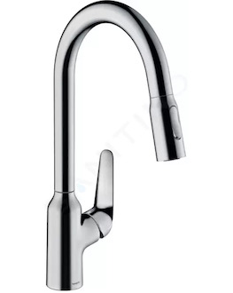 Hansgrohe Focus M42 - Dřezová baterie M4216-H220 s výsuvnou sprškou, chrom 71820000