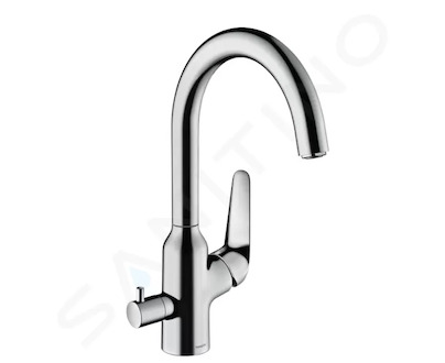 Hansgrohe Focus M42 - Dřezová baterie M424-H220 s uzavíracím ventilem, chrom 71803000