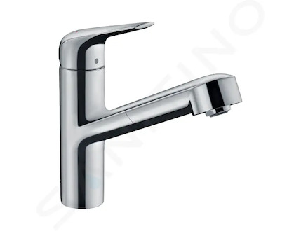 Hansgrohe Focus M42 - Dřezová baterie M427-H150 ECO, s výsuvnou koncovkou, EcoSmart, chrom 71865000