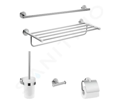 Hansgrohe Logis Universal - Sada doplňků do koupelny, chrom 41728000