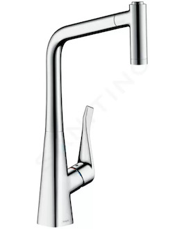 Hansgrohe M71 - Dřezová baterie M7116-H320 s výsuvnou sprškou, sBOX, chrom 73801000