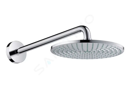 Hansgrohe Raindance - Hlavová sprcha 240, 1 proud, EcoSmart 9 l/min, rameno 39 cm, chrom 27461000