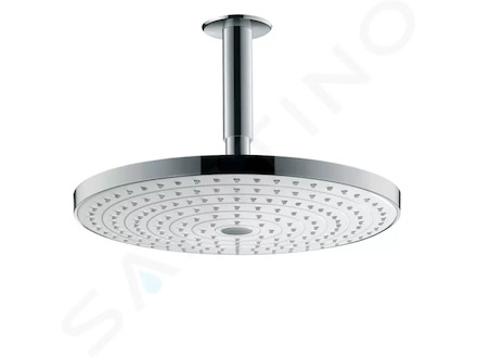 Hansgrohe Raindance Select S - Hlavová sprcha 300, 2 proudy, sprchové rameno 10 cm, bílá/chrom 27337400