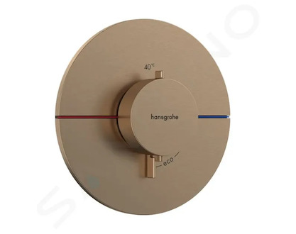 Hansgrohe ShowerSelect Comfort - Termostatická baterie pod omítku, kartáčovaný bronz 15559140