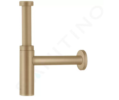 Hansgrohe Sifony - Designový sifon Flowstar S, kartáčovaný bronz 52105140