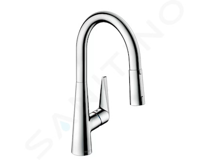 Hansgrohe Talis M51 - Dřezová baterie M5116-H200 s výsuvnou sprškou, sBOX, chrom 73851000