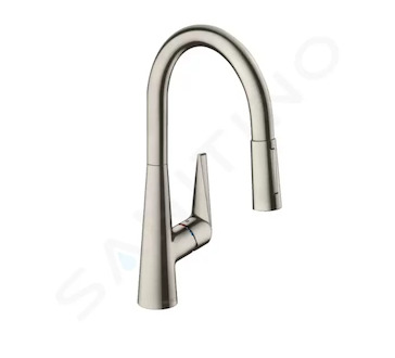 Hansgrohe Talis M51 - Dřezová baterie s výsuvnou sprškou, vzhled nerezu 72813800