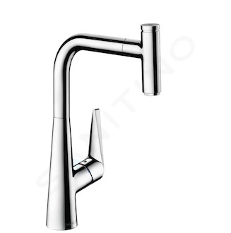 Hansgrohe Talis Select M51 - Dřezová baterie s výsuvnou koncovkou, EcoSmart, chrom 72826000