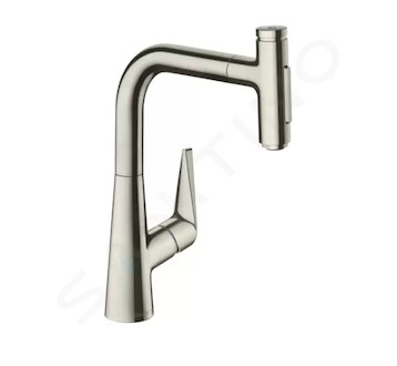 Hansgrohe Talis Select M51 - Dřezová baterie s výsuvnou sprškou, vzhled nerezu 72824800