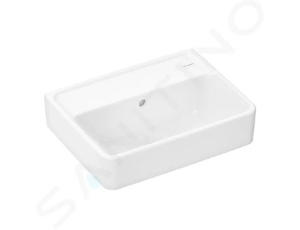 Hansgrohe Xanuia Q - Umývátko 45x34 cm, s přepadem, bez otvoru pro baterii, bílá 60229450