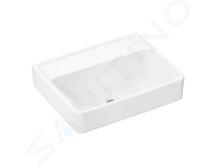 Hansgrohe Xanuia Q - Umývátko 50x39 cm, bez přepadu, bez otvoru pro baterii, bílá 60234450