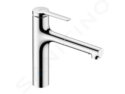 Hansgrohe Zesis M33 - Dřezová baterie 160, s výsuvnou sprškou, sBox lite, chrom 74804000