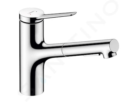 Hansgrohe Zesis M33 - Dřezová baterie s výsuvnou sprškou, sBox, chrom 74821000