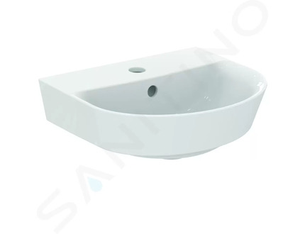 Ideal Standard Connect Air - Umývátko 40x35 cm, s přepadem, otvor pro baterii, bílá E070101