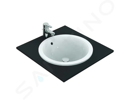 Ideal Standard Connect - Umyvadlo zápustné, průměr 48 cm, s přepadem, bílá E505301