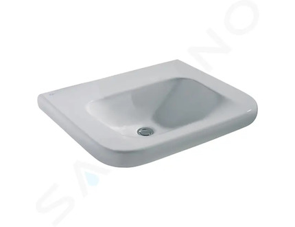 Ideal Standard Contour 21 - Umyvadlo bezbariérové 60x56 cm, 1 otvor pro baterii, bez přepadu, bílá E512201