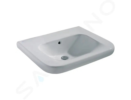 Ideal Standard Contour 21 - Umyvadlo bezbariérové 60x56 cm, 1 otvor pro baterii, bez přepadu, bílá S240401