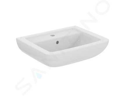 Ideal Standard Eurovit - Umyvadlo 55x44x19 cm, s přepadem, otvor pro baterii, bílá K284701