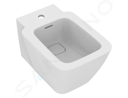 Ideal Standard Strada II - Závěsný bidet s přepadem, otvor pro baterii, s Ideal Plus, bílá T2971MA