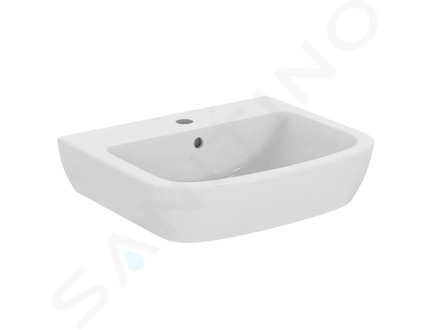 Ideal Standard Tempo - Umyvadlo 60x50x19 cm, s přepadem, otvor pro baterii, bílá T058401