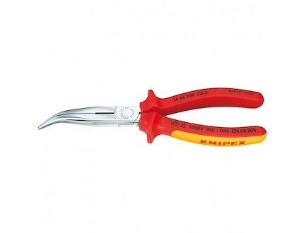 KNIPEX Půlkulaté kleště zahnuté chrom 2626200