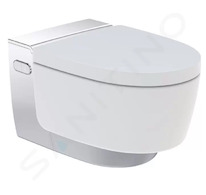 Geberit AquaClean - Elektronický bidet Mera Comfort s keramikou, SoftClosing, lesklý chrom 146.212.21.1