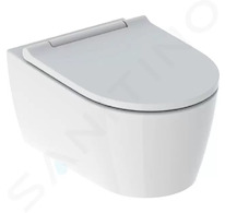 Geberit ONE - Závěsné WC se sedátkem softclose, TurboFlush, KeraTect, bílá 500.201.01.1