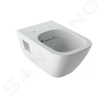 Geberit Selnova Square - Závěsné WC, 540x350 mm, Rimfree, bílá 501.546.01.1