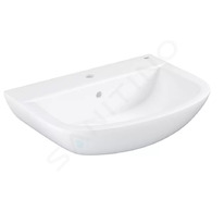 Grohe Bau Ceramic - Umyvadlo 65x47 cm, s přepadem, 1 otvor pro baterii, alpská bílá 39420000