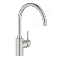 Grohe Concetto - Dřezová baterie, supersteel 32661DC3