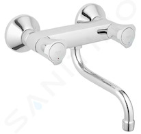 Grohe Costa - Dřezová baterie nástěnná, chrom 31187001