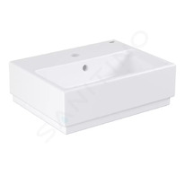 Grohe Cube Ceramic - Umývátko 46x35 cm, s přepadem, PureGuard, alpská bílá 3948300H