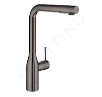 Grohe Essence - Dřezová baterie s výsuvnou sprškou, tmavý grafit 30270A00