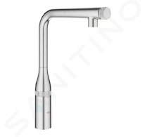 Grohe Essence SmartControl - Dřezová baterie s výsuvnou koncovkou, SmartControl, supersteel 31615DC0