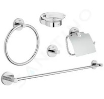 Grohe Essentials - Sada doplňků do koupelny 5 v 1, chrom 40344001