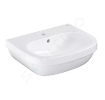 Grohe Euro Ceramic - Umyvadlo s přepadem, 55x45 cm, alpská bílá 39336000