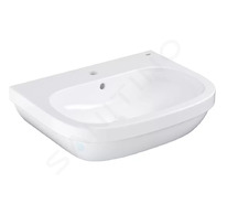 Grohe Euro Ceramic - Umyvadlo s přepadem, 65x52 cm, alpská bílá 39323000